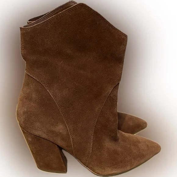 Dolce Vita Nestly Western Suede Mid-Calf Boots size 6.5 - Picture 3 of 11